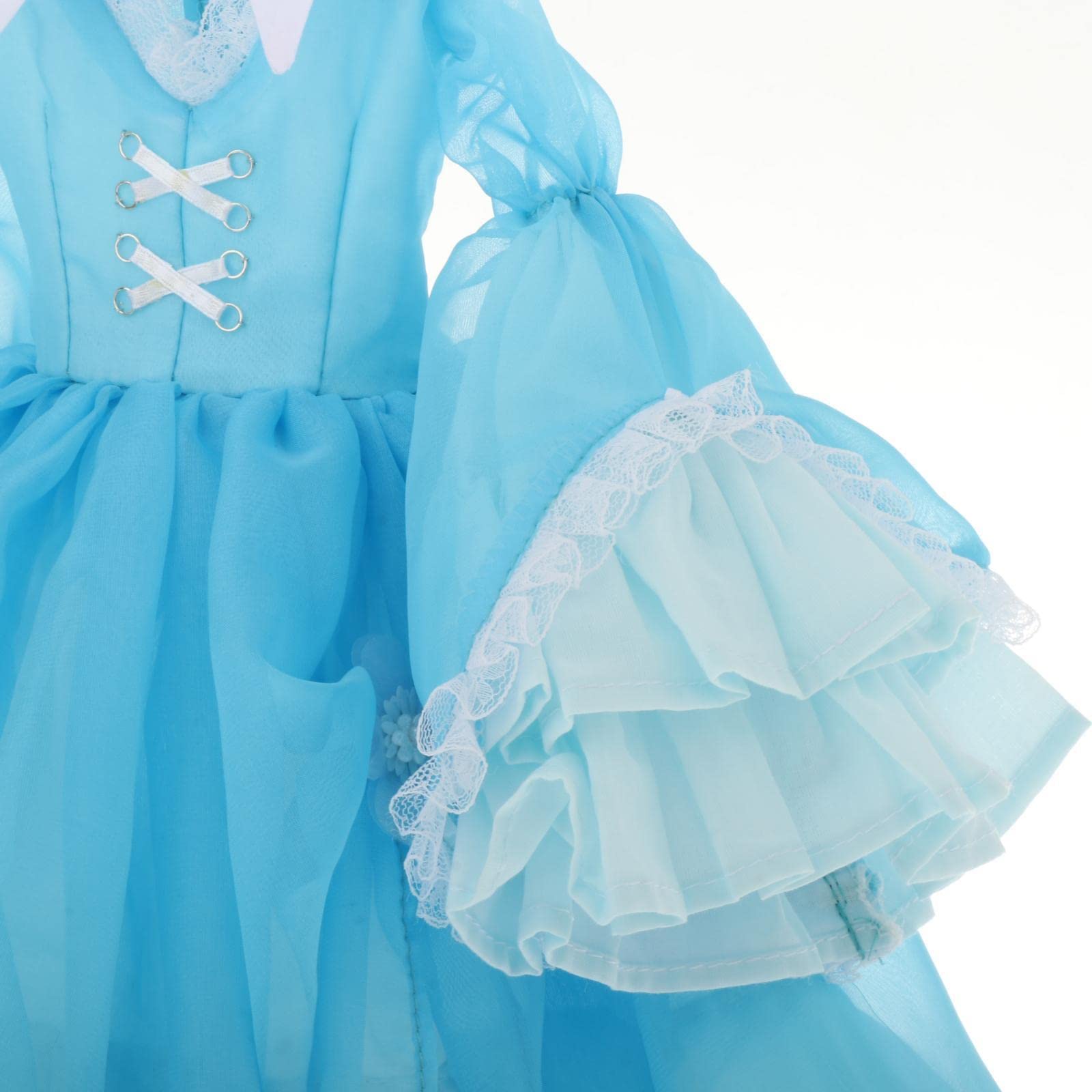 Colcolo Puppenkleid BJD Doll Kleid Weicher Stoff Handgefertigt Mode Kleider für Kinder Mädchen Fantasievolles Spiel Geschenk, Blau