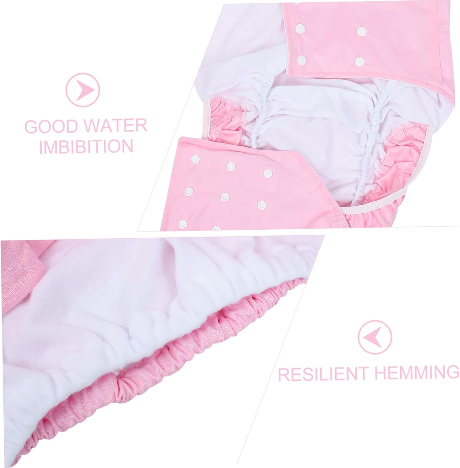 Cloth Diaper for Adults Washable Leak-Proof Unisex Perfect for Reusable Baby Elderly