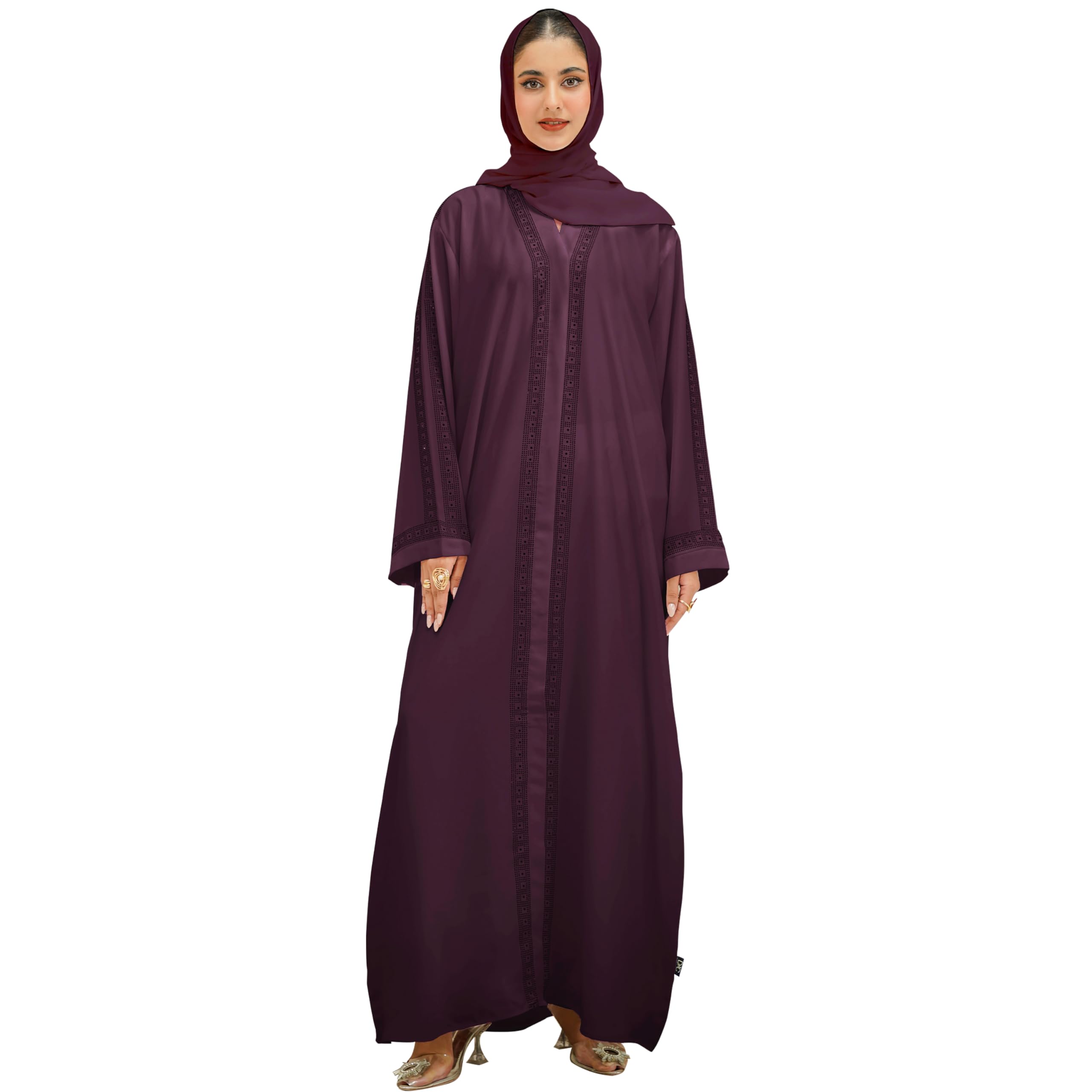 Fully Button Up Nida Abaya
