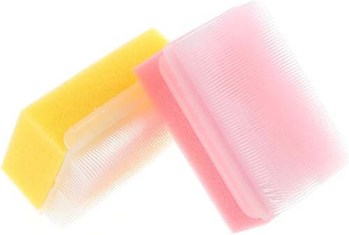 Cepillo de baño sensorial para recién nacidos, cerdas suaves para piel delicada, 2 piezas, para masaje en el cuero cabelludo, para la ducha
