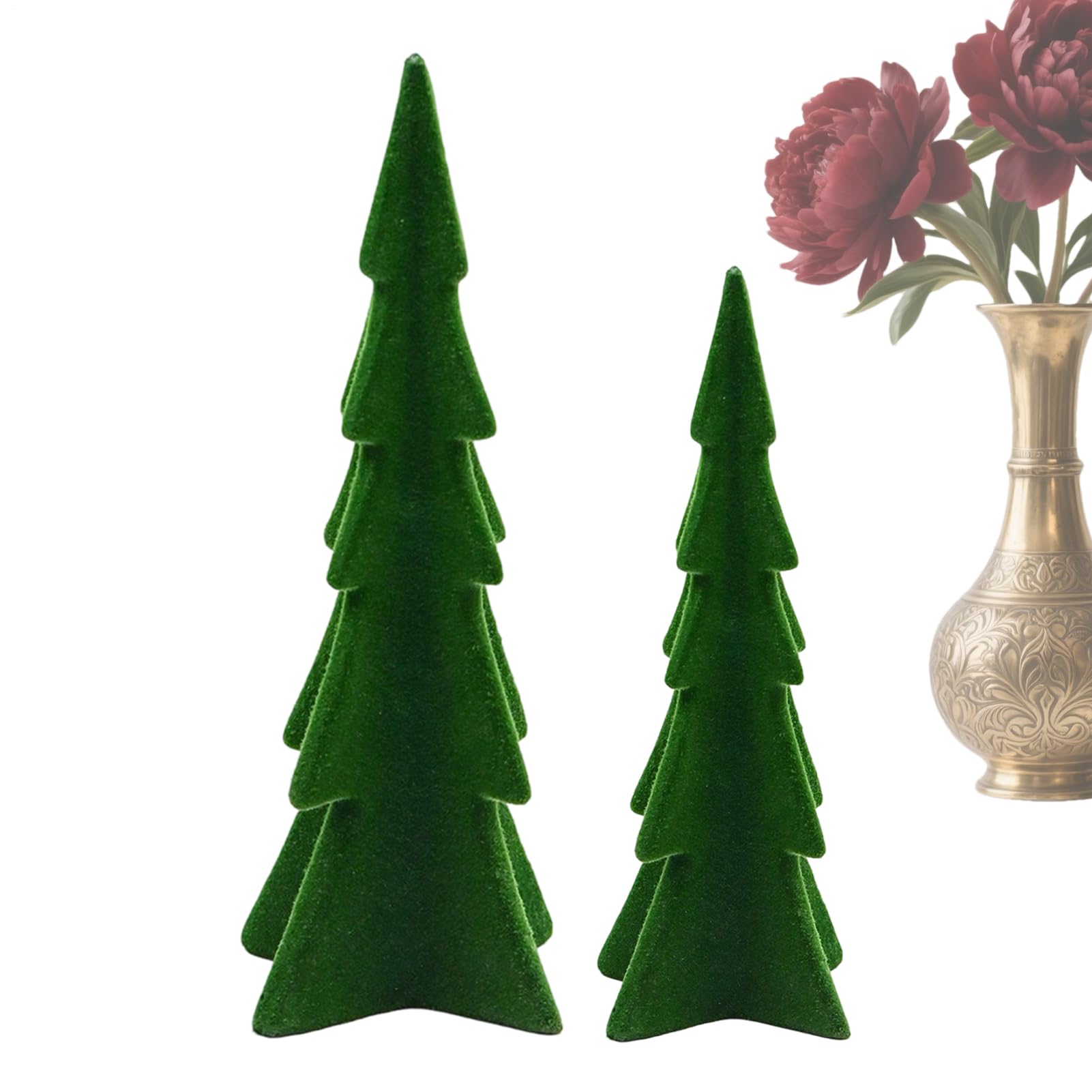 Figurine d'arbre de Noël charmante pièce maîtresse festive à offrir pour la maison