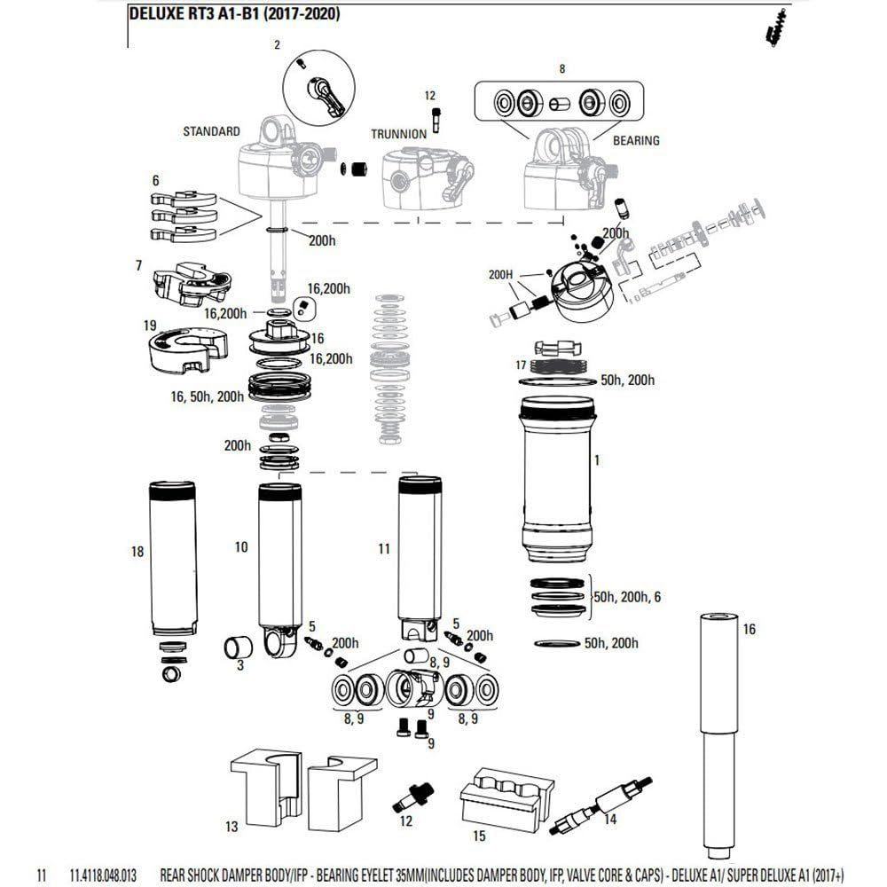 RockShox Decal Kit for SID 80-100 ULT GPLRF/GLB, 11.4018.105.027