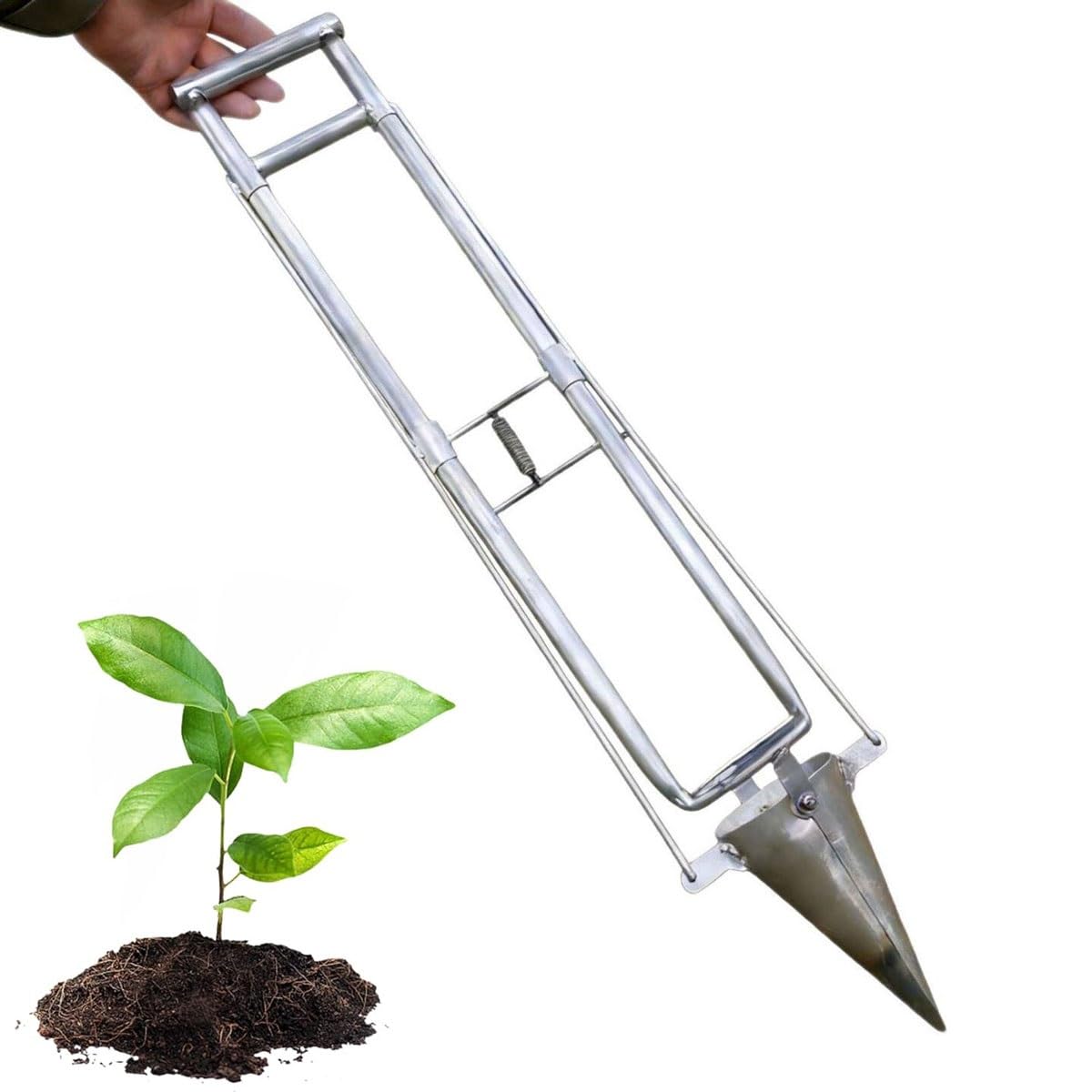Transplantoir Manuel pour semis et bulbes, Outil de repiquage pour Jeunes Plants de légumes — Semoir Manuel pour Agriculture et Jardinage