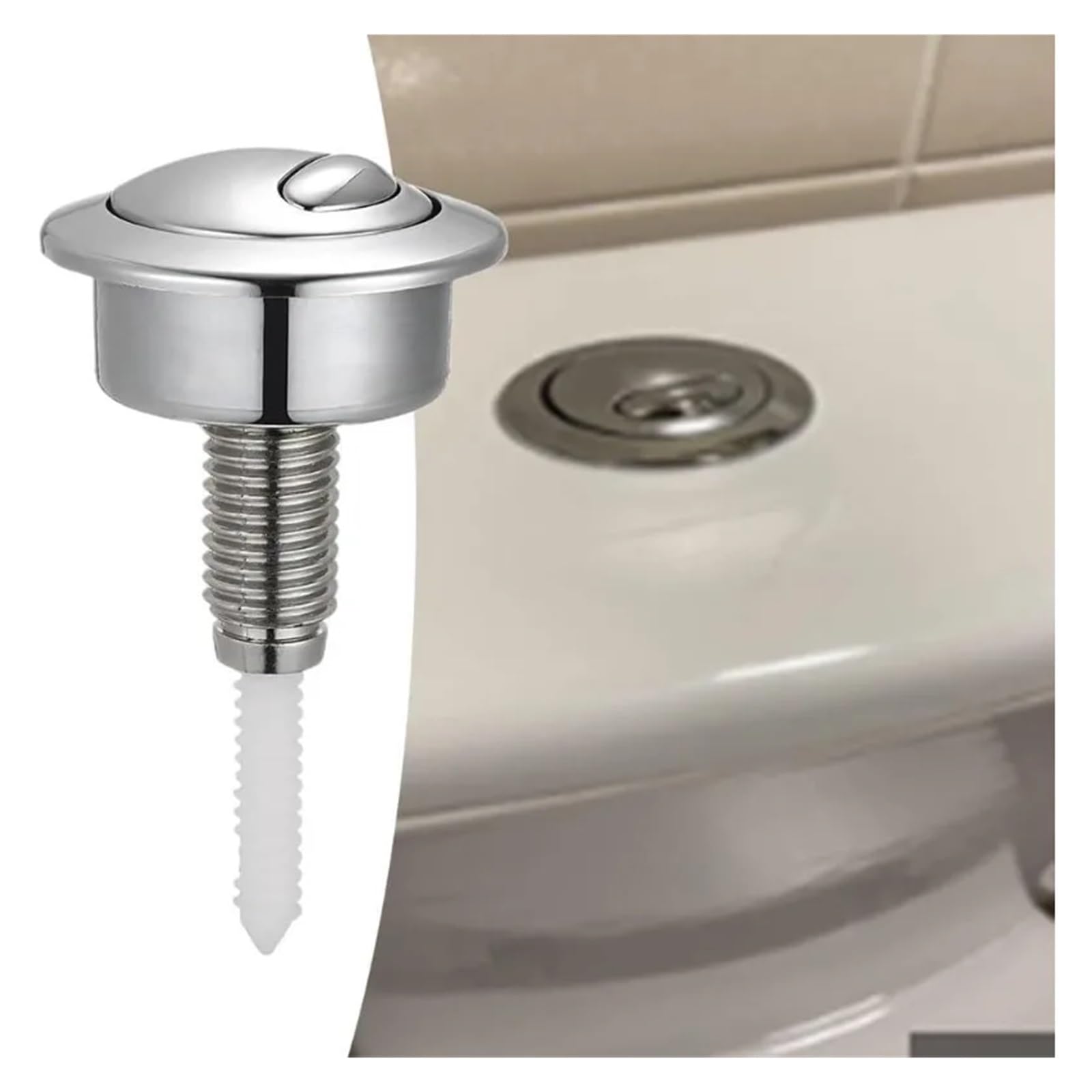 Ensemble De Bouton-poussoir For Toilettes À Double Chasse