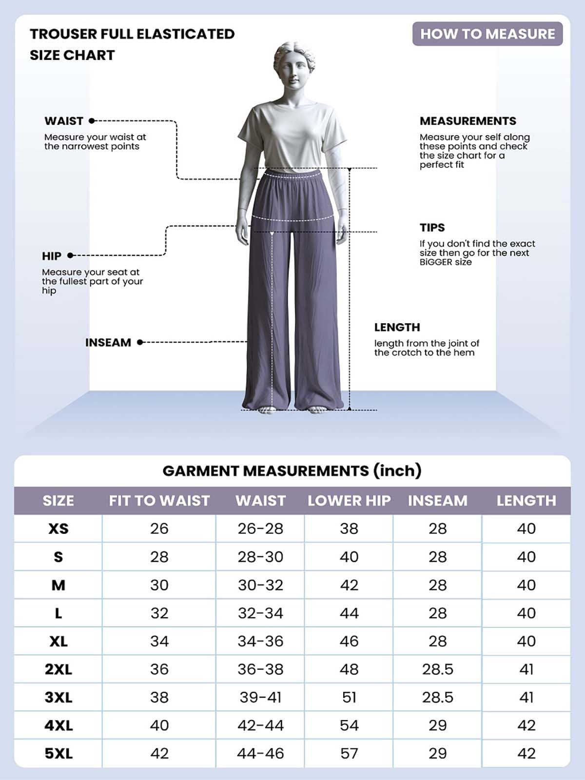 Leriya Fashion Pantaloni a palazzo da donna plissettati a vita alta elasticizzati | Estate Casual Lounge Wear Leggero Fluido Vestibilità dritta Confortevole Viaggio Spiaggia Ufficio Abbigliamento