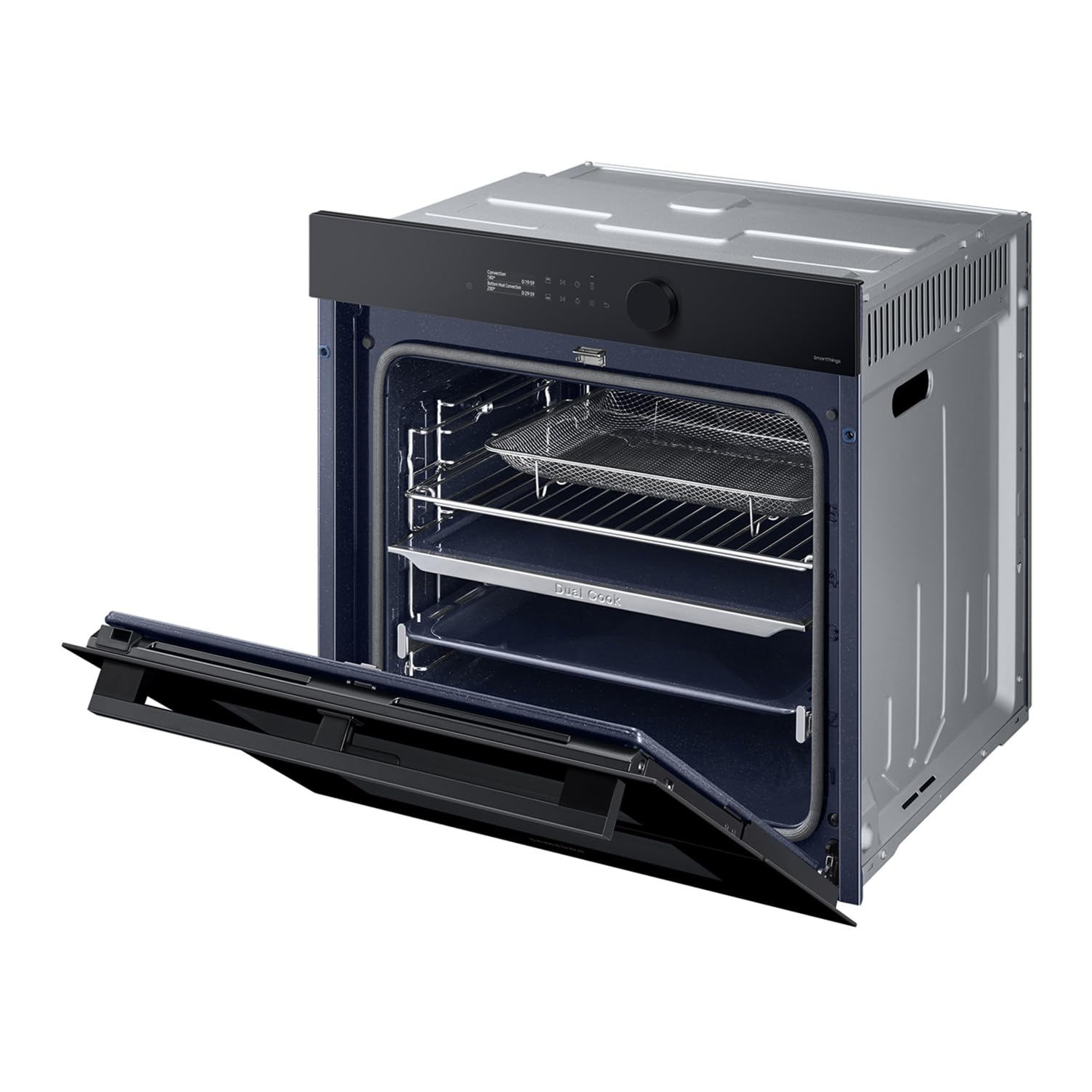 Samsung NV7B5750TDK, Horno Pirolítico 76L Dual Cook Negro [Clase de eficiencia energética A+]