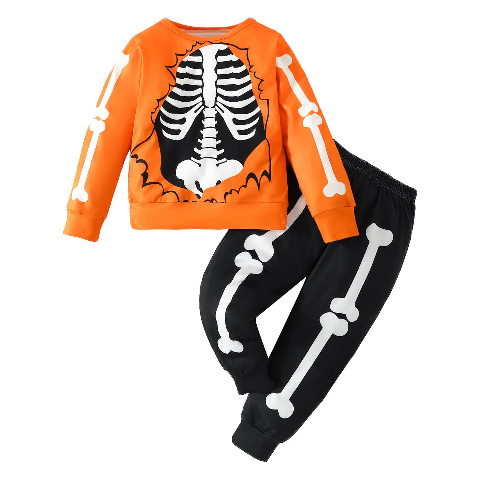 Costume di Halloween per neonati, ragazzi e ragazze, tuta con cappuccio a maniche lunghe, festa per bambini, cosplay, zucca, abbigliamento caldo e morbido in cotone  200000532