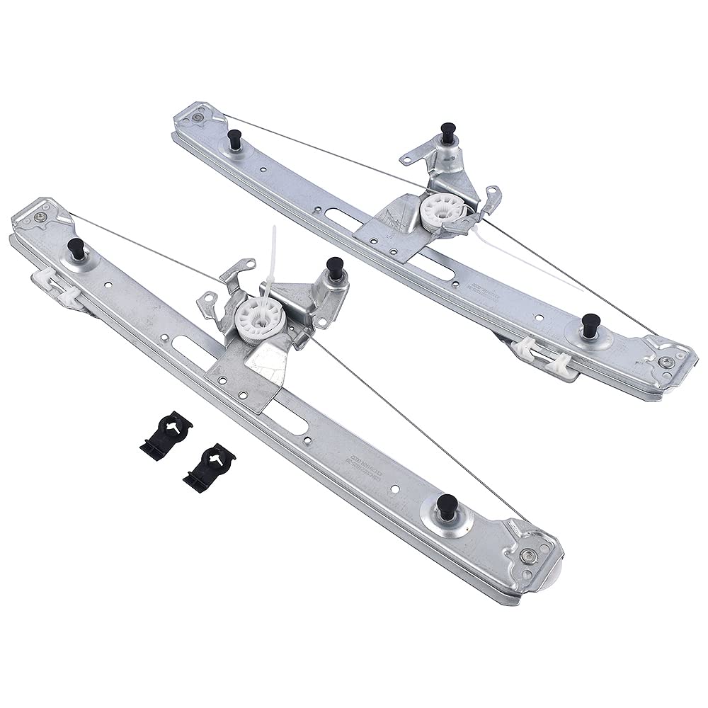 2 x Elevalunas Eléctrico Compatible con Serie 3 E46 Berlina Estate 1998-2005 51358212100 51358212099 - Trasero Izquierdo y Derecho