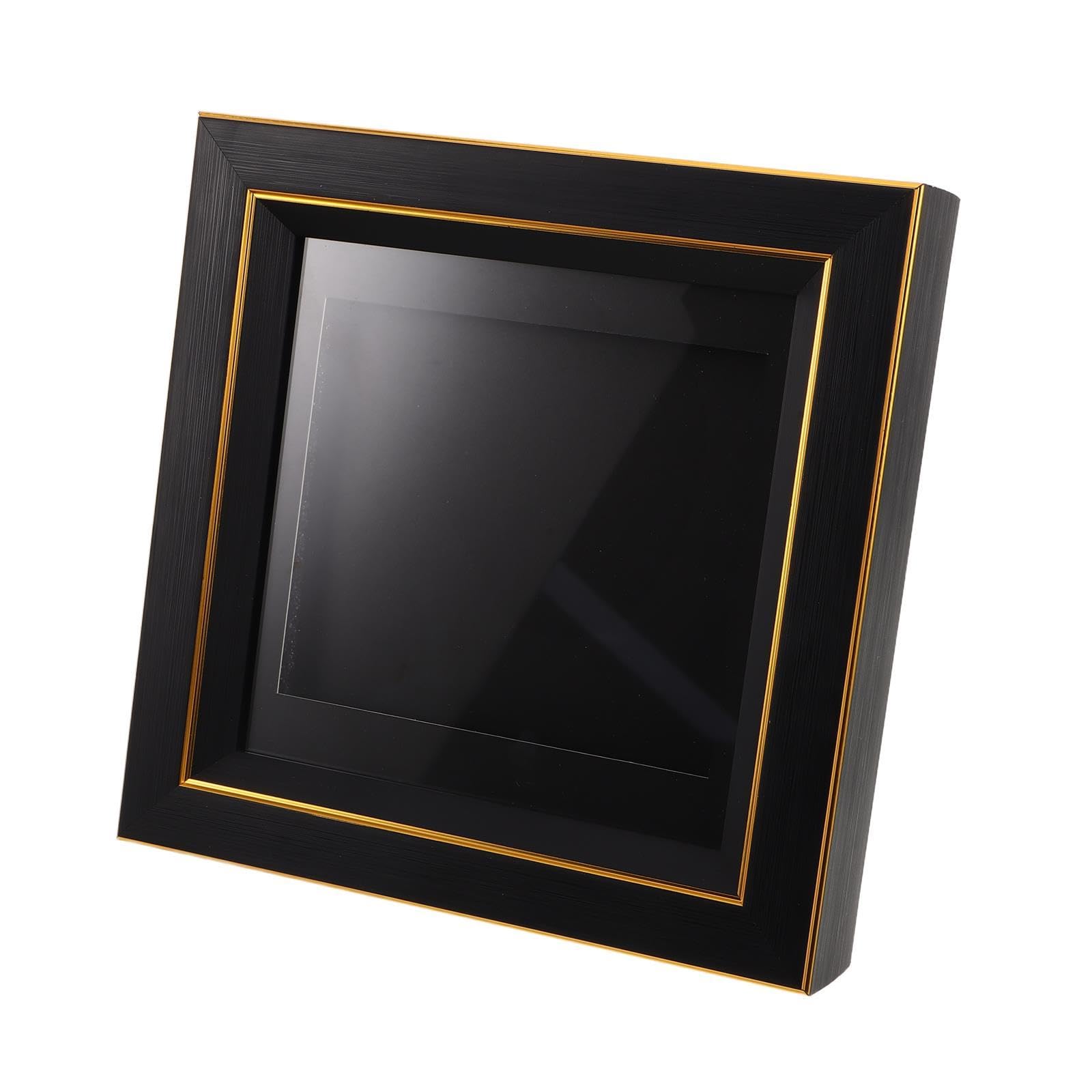 Levemolo Espositore per dischi in vinile - Cornici per copertine di album da appendere alla parete, accessori per dischi da montare a parete, decorazioni per la casa facili da appendere (nero)