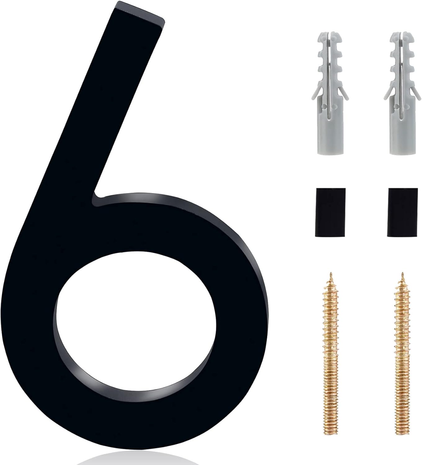 5" Floating House Numbers for Outside, JJGoo Mailbox Number