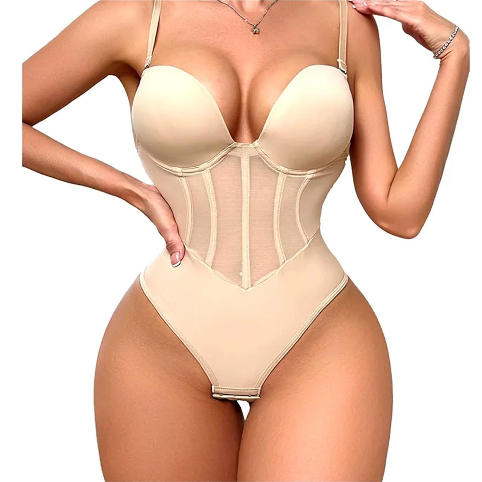 Shapewear Donna Intimo Body Shapewear Guaine Corsetto Abito da Donna Guaina Modellante Completa