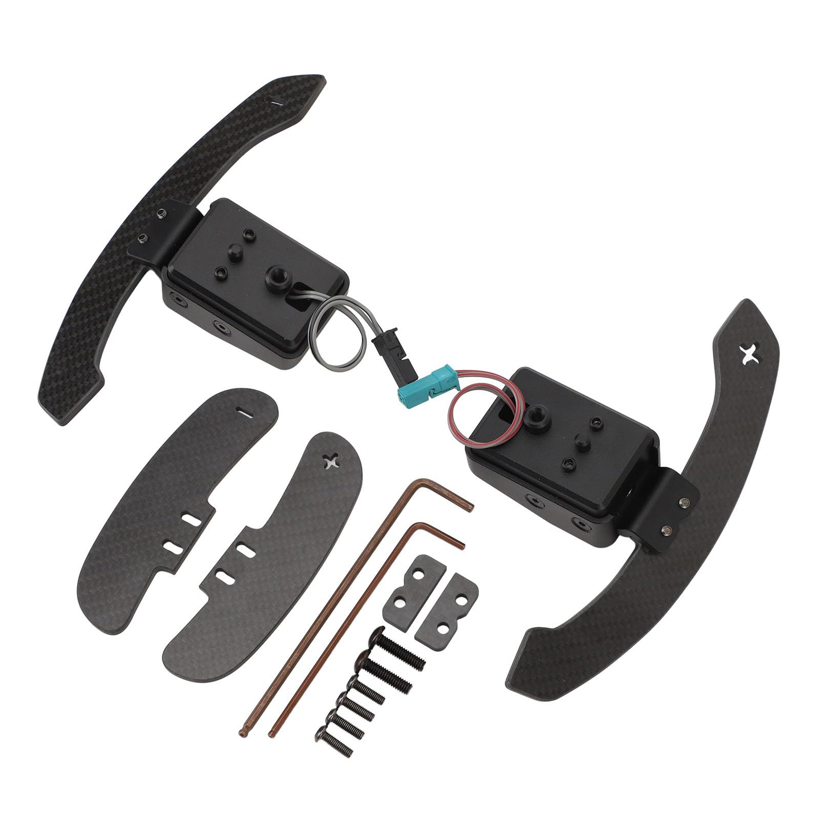 1 par de Extensiones Magnéticas de Paleta Volante Fibra Carbono para 1 Serie F20 F21 2 Series F22 F23 F45 F46