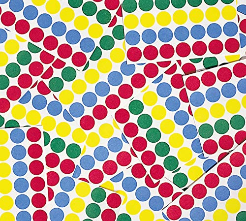 Avery Assorted Color-Coding Labels, Removable, 3/4" Diameter, 1008 Labels/Pack, Case Pack Of 18 (5472) #TOP3