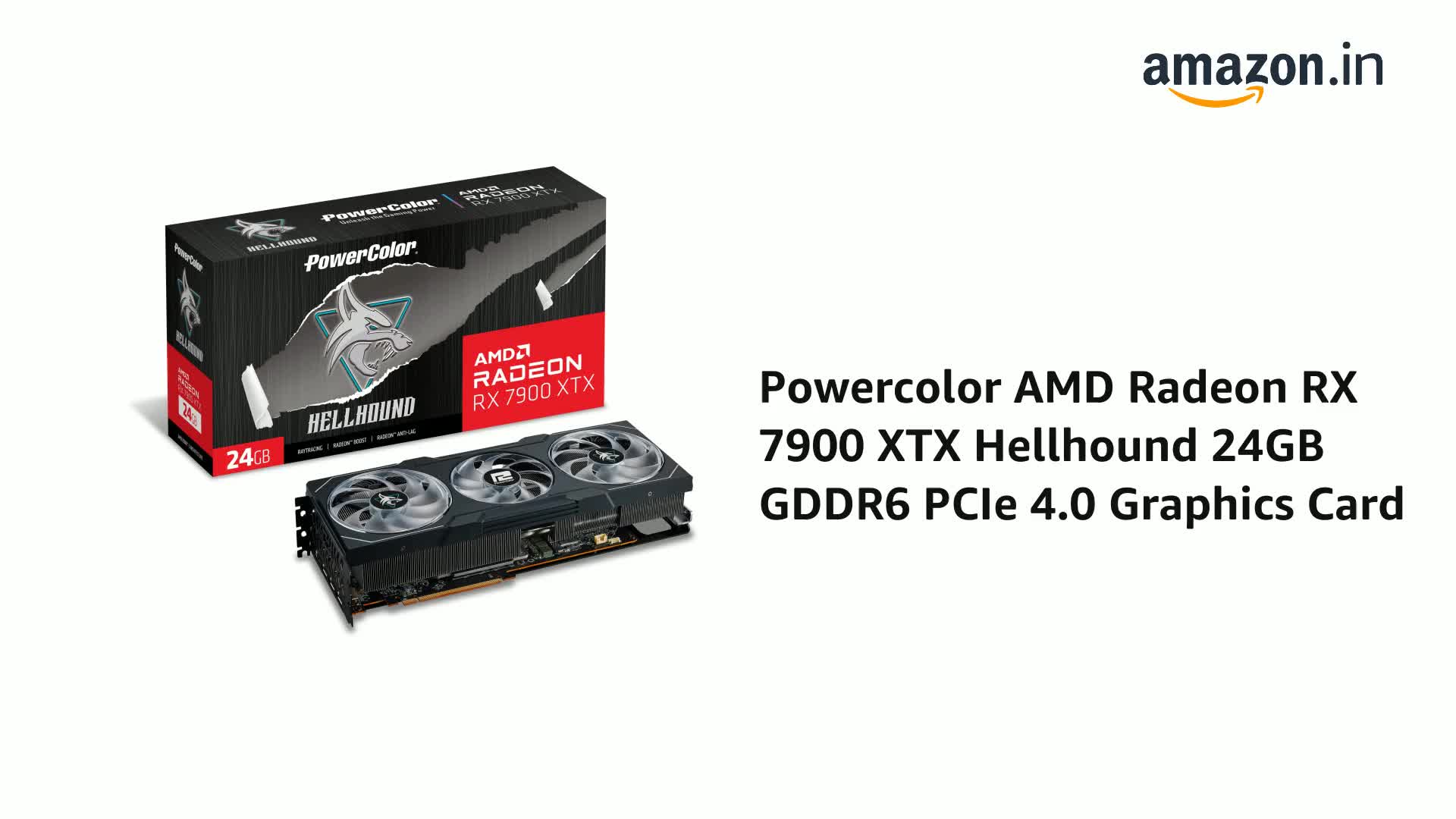 Amazon.in: Buy Powercolor AMD Radeon Rx 7900 XTX Hellhound 24Gb