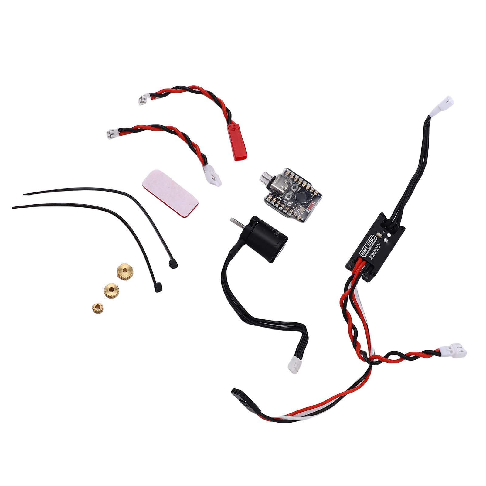 Oumefar Silnik RC ESC Combo 50A Wysokowydajny Regulator Prędkości z