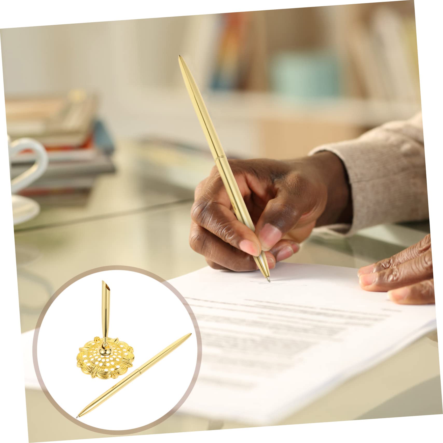 Lurrose 10stücke Professionelle Kugelschreiber Für Büro Eleganter Ballpoint Pen Für Banken Und Hotels Als Schreibzubehör Für Geschäftliche Anlässe