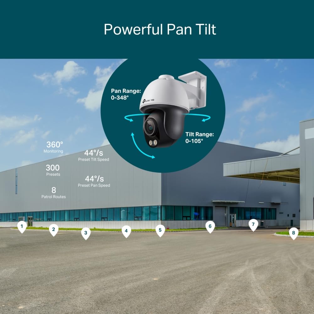 TP-LINK 4MP PAN/TILT NETWORK CAMERA