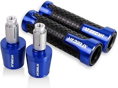 Miniatura 2 de Para Yamaha YZF XT660R XT 660X 660XR 2012 2013 2014 2015 22MM Manillar Agarres Manillar Barra Extremo Tapón Tapón Accesorios de Motocicleta (Color