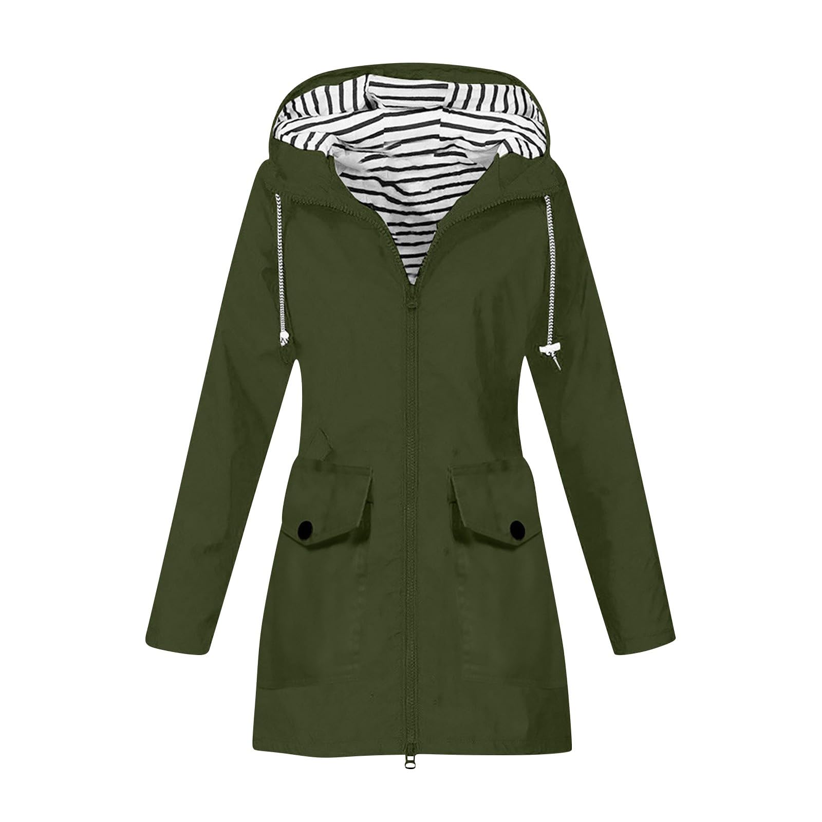 Chubasquero running mujer cortavientos impermeable parka softshell para invierno 6