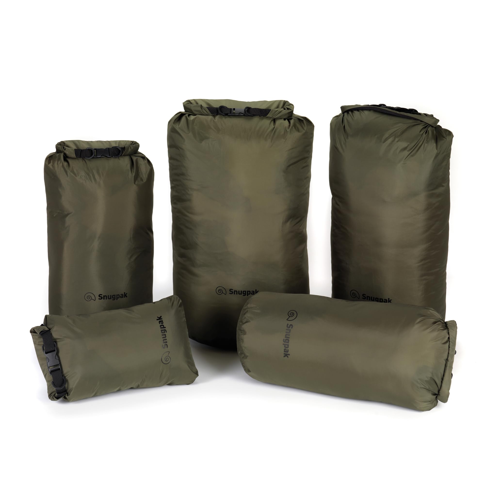Snugpak Dri-Sak WGTE, 100% Waterproof Dry Bag with Roll-Down Closure, Non-Freeze Buckles, Dry Sack for Adventures Hiking