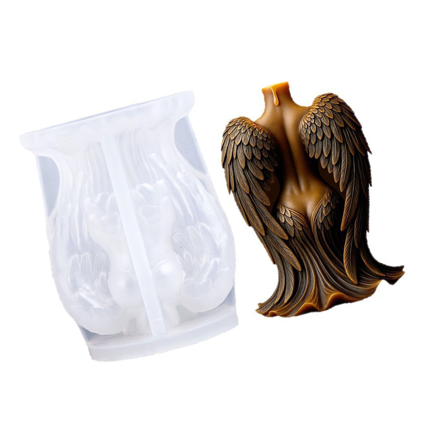 CAZSTYK Halloween Skeleton Wing Silicone for Making Soap Chocolate Holiday Silicone Molds