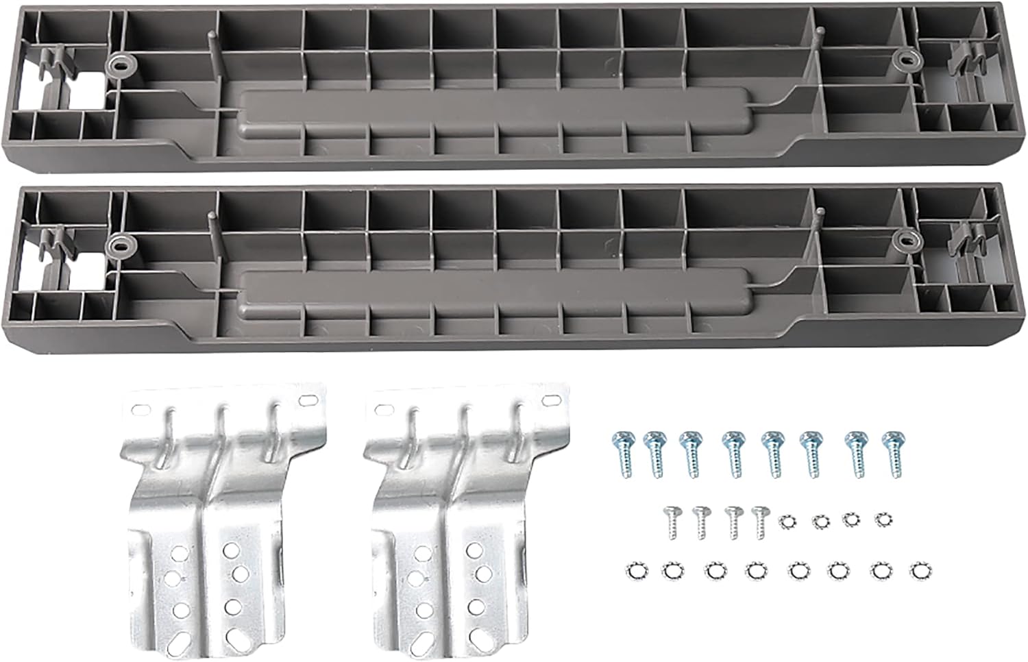 Mxfans 2pcs Stacking Kit Replacement for Samsung SKK7A 27 Inch Wide Front Washer and Dryer