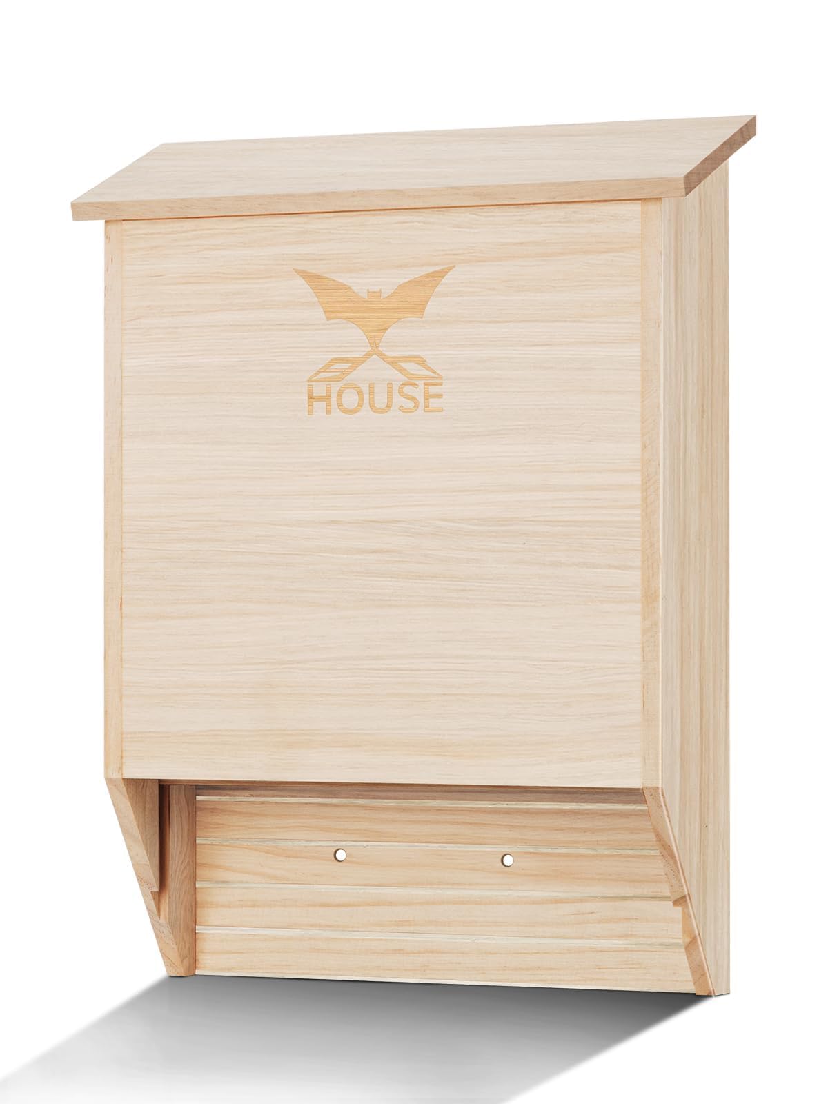 Bat House for Outdoors, A Large Durable Bat Box for Outside Perfectly Designed to Attract Bats, Easy for Bats to Land and Roost,Bat House Kit Easy to Install(2-Chamber Cedar).