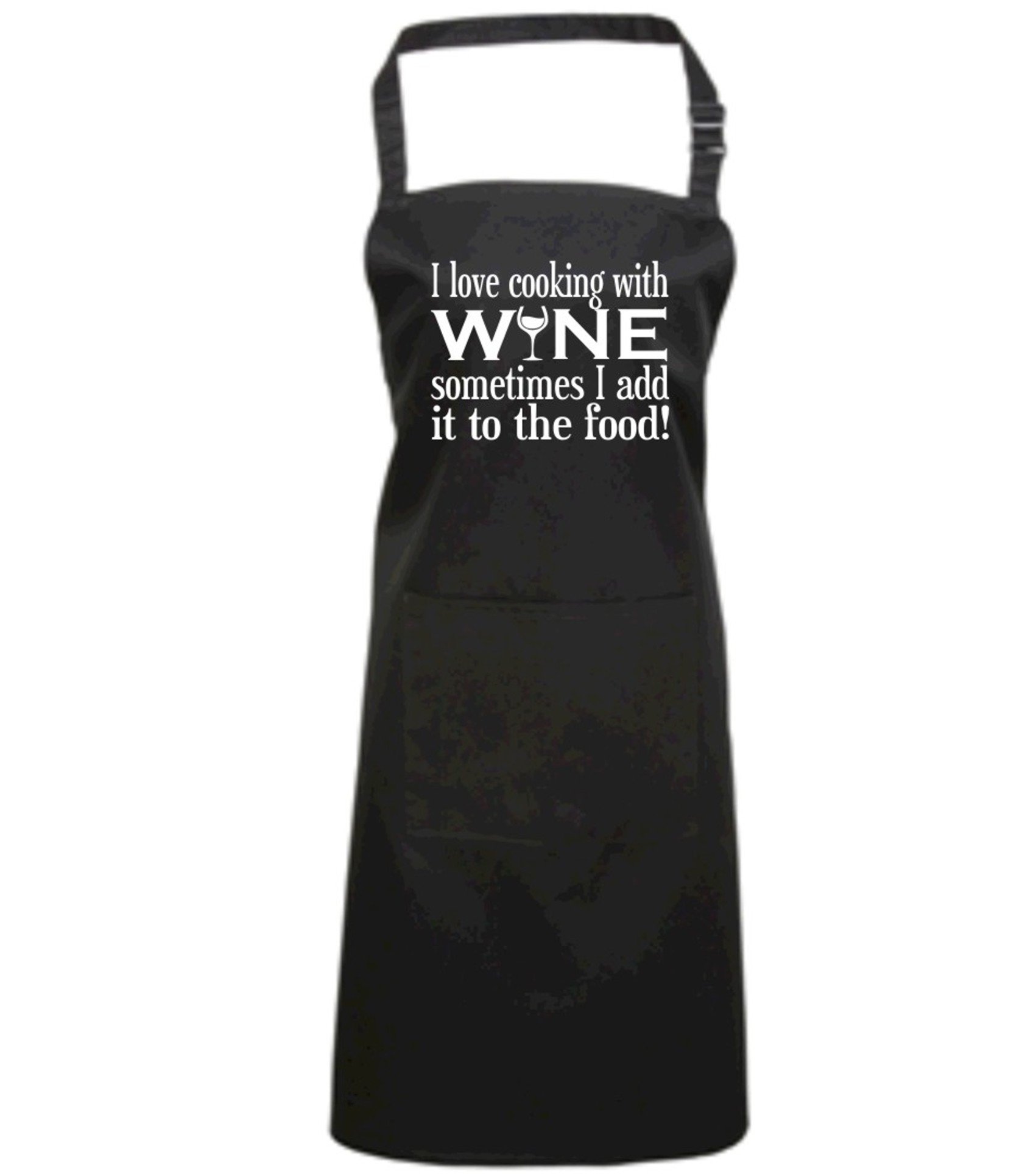 Edward Sinclair Black I Love Cooking With Wine | Sometimes I Add It To My Food | | Apron