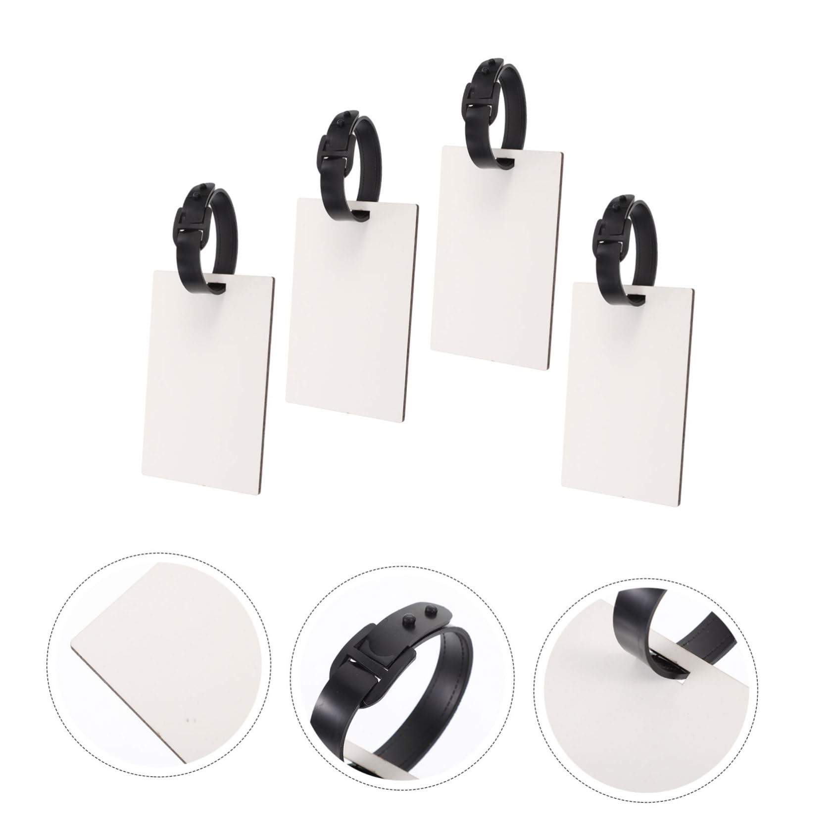 16stücke Diy Blanko Gepäckanhänger Für Wärmeübertragung Sublimationsfähige Kofferlabels Aus Dichteboard Für Individuelle Gestaltung Von Reisegepäck Und Taschen