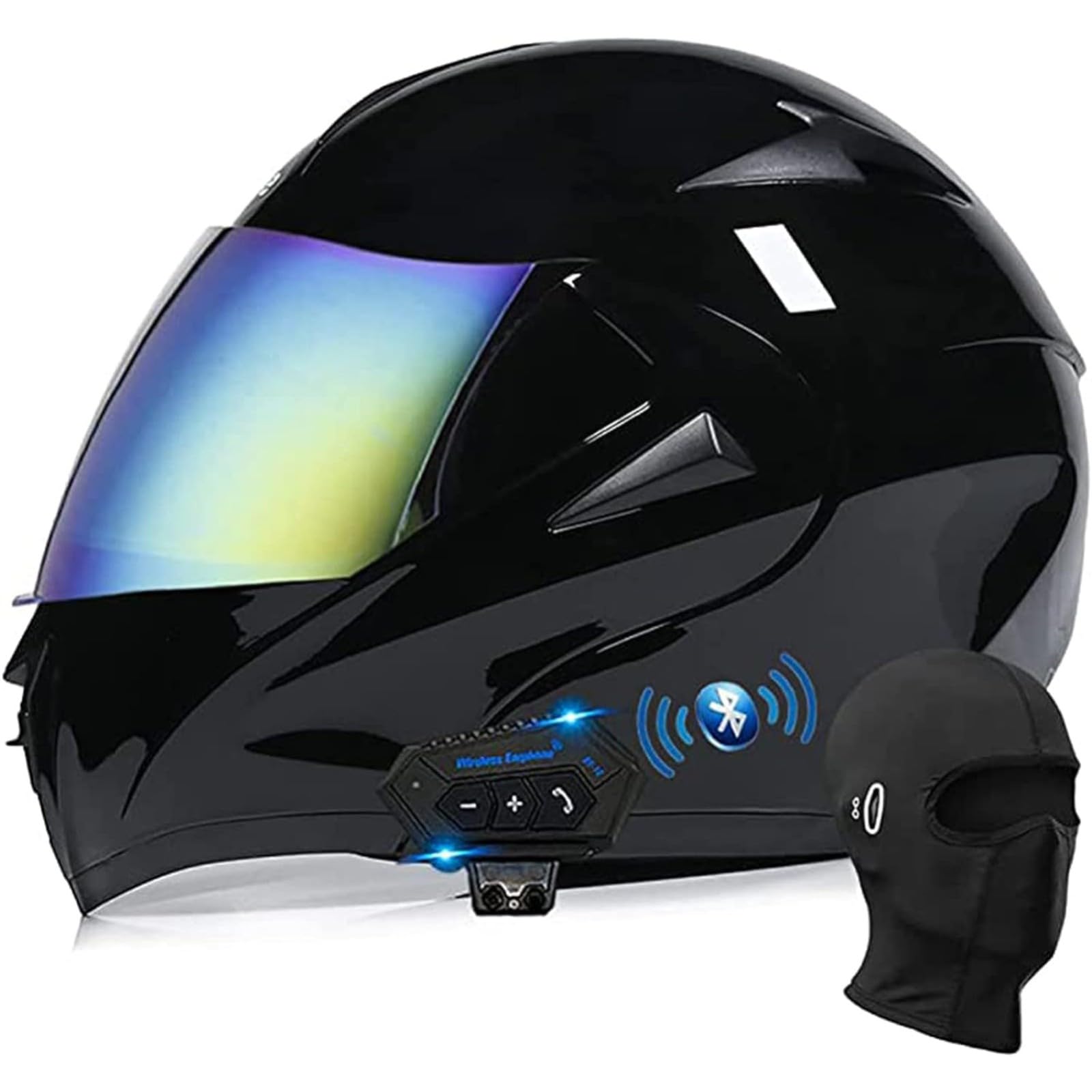 Amazon | バイクBluetoothヘルメット、スノーモービルヘルメットフル 