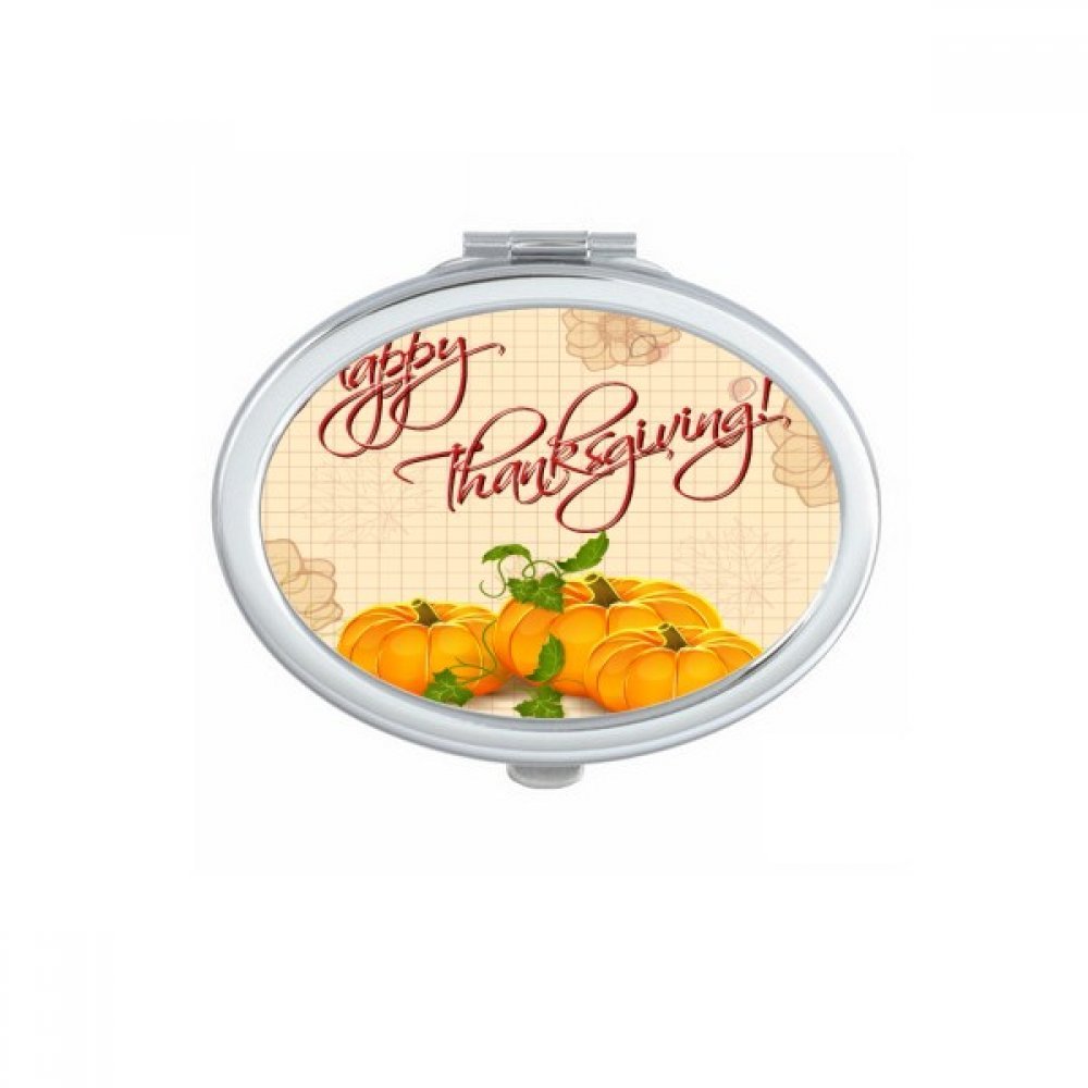 Miroir de poche ovale avec motif rose aquarelle pour maquillage