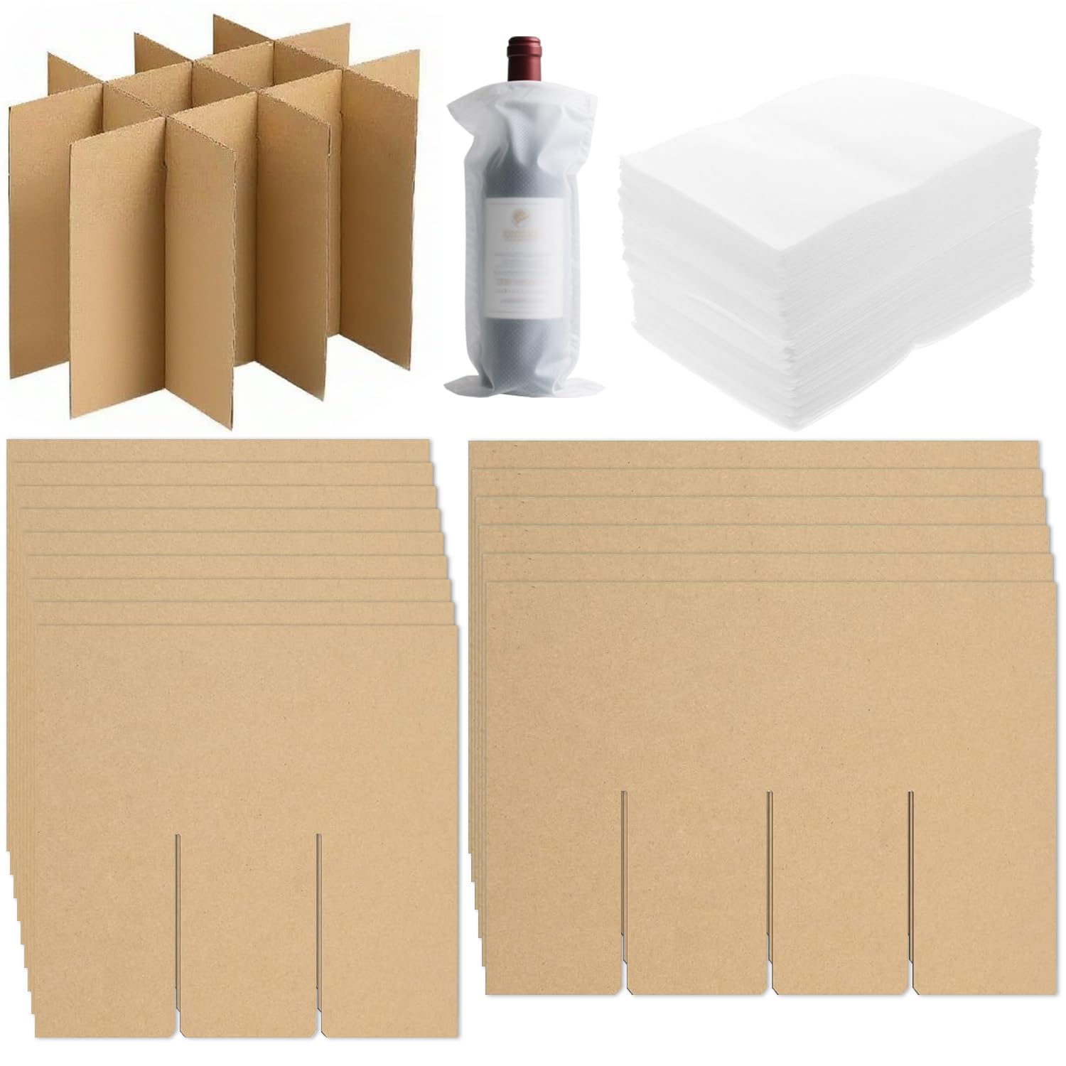 Snapklik.com : 3-Pack Glassware Protection SetGlassware Dish Packing ...