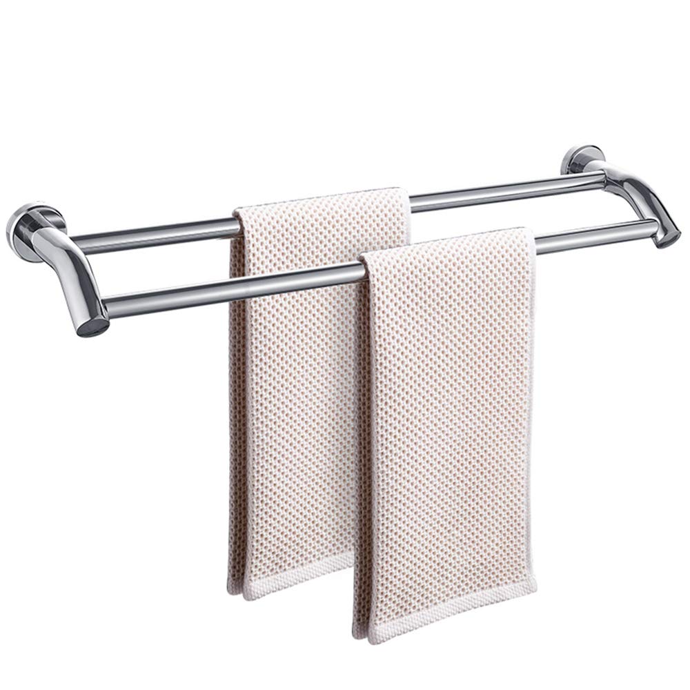 Toallero de pared de acero inoxidable de 50 cm para accesorios de baño y cocina