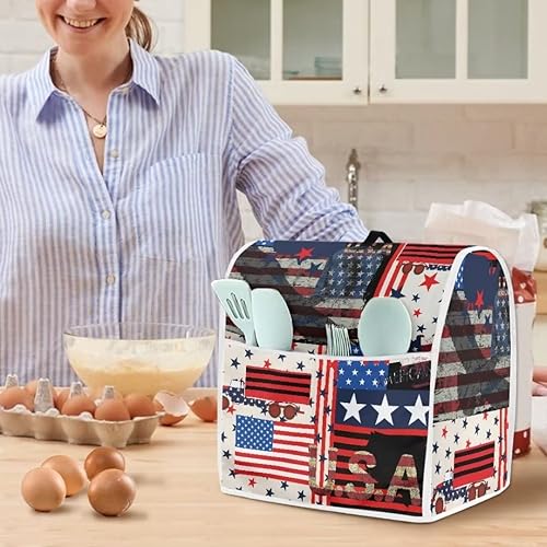 Miniatura 4 de Kitchen Aid - Funda acolchada para batidora de pie, se adapta a todos los modelos de cabezal inclinable y elevador de tazón, tela de poliéster suave