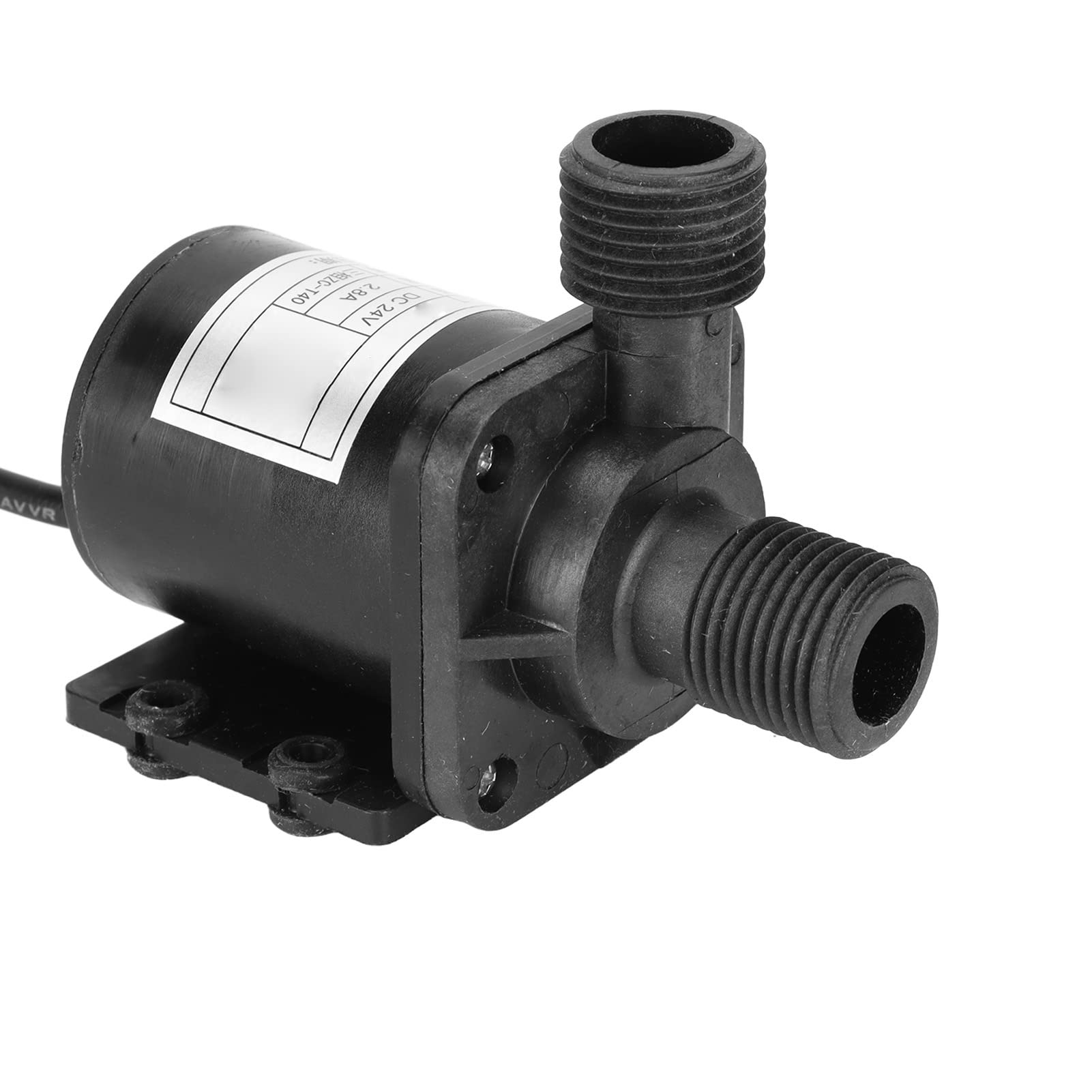 Bomba de Tanque De Agua de Peces IP68, Motor sin escobillas Seguro a Prueba de Agua, Bomba de Engranajes Sumergible para Acuario para Fuente de Paisaje, 24V CC