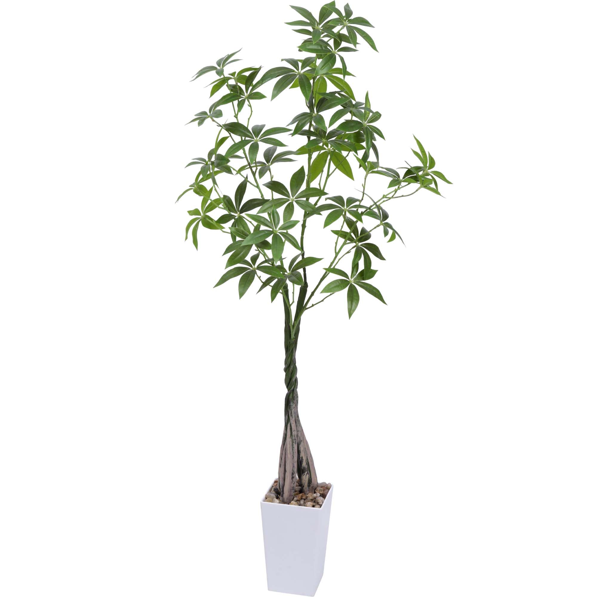 フェイクグリーン 人工観葉植物 観葉樹 造花 パキラ 高さ112cm 幸福の木…
