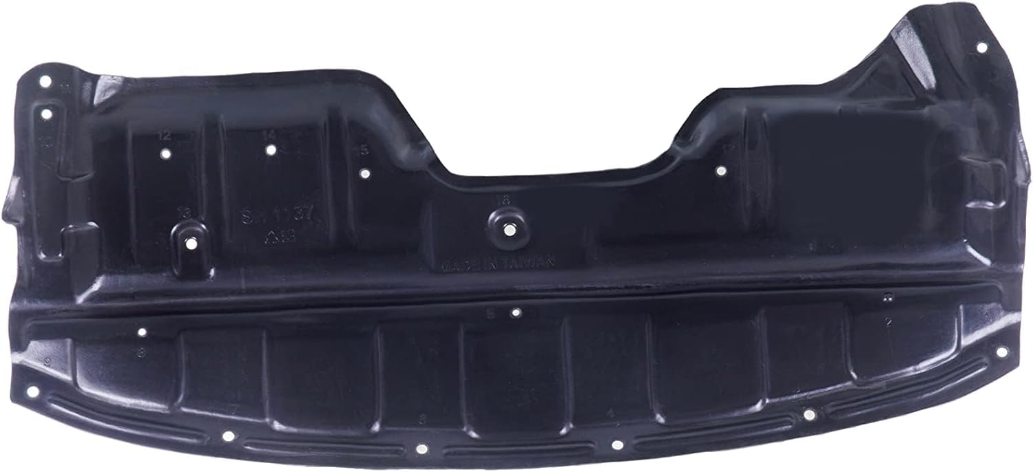 CarPartsDepot Engine Splash Shield Compatible with Nissan Rogue 2008-2015 Sport Utility Vehicle S SL Krom SV Front Lower Center Under Cover 75892JM00A NI1228125