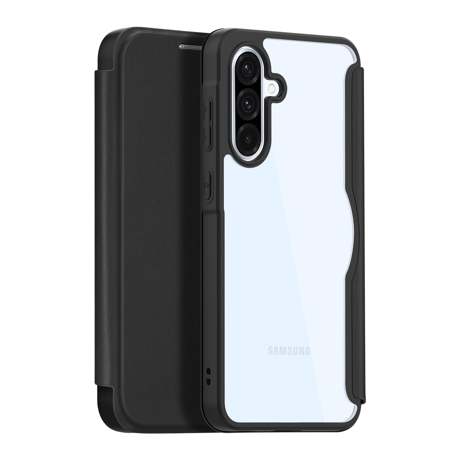 Amazon.co.jp: Galaxy A36 5G SC-54F ケース 手帳型 背面クリア PU+PC