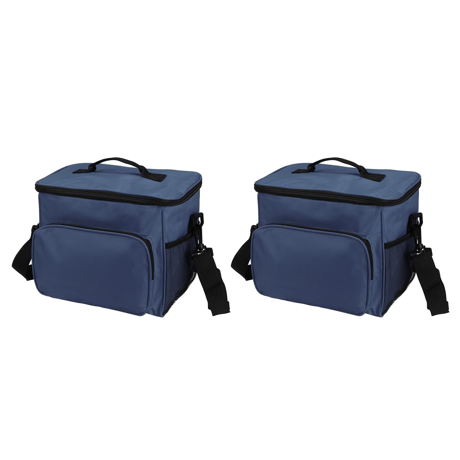 Boîte à déjeuner pour femmes/hommes, 2 pièces, sac à déjeuner isotherme, sac fourre-tout thermique, récipient à déjeuner réutilisable 9,4 x 6,7 x 10,2 pouces pour le travail, pique-nique en plein ai