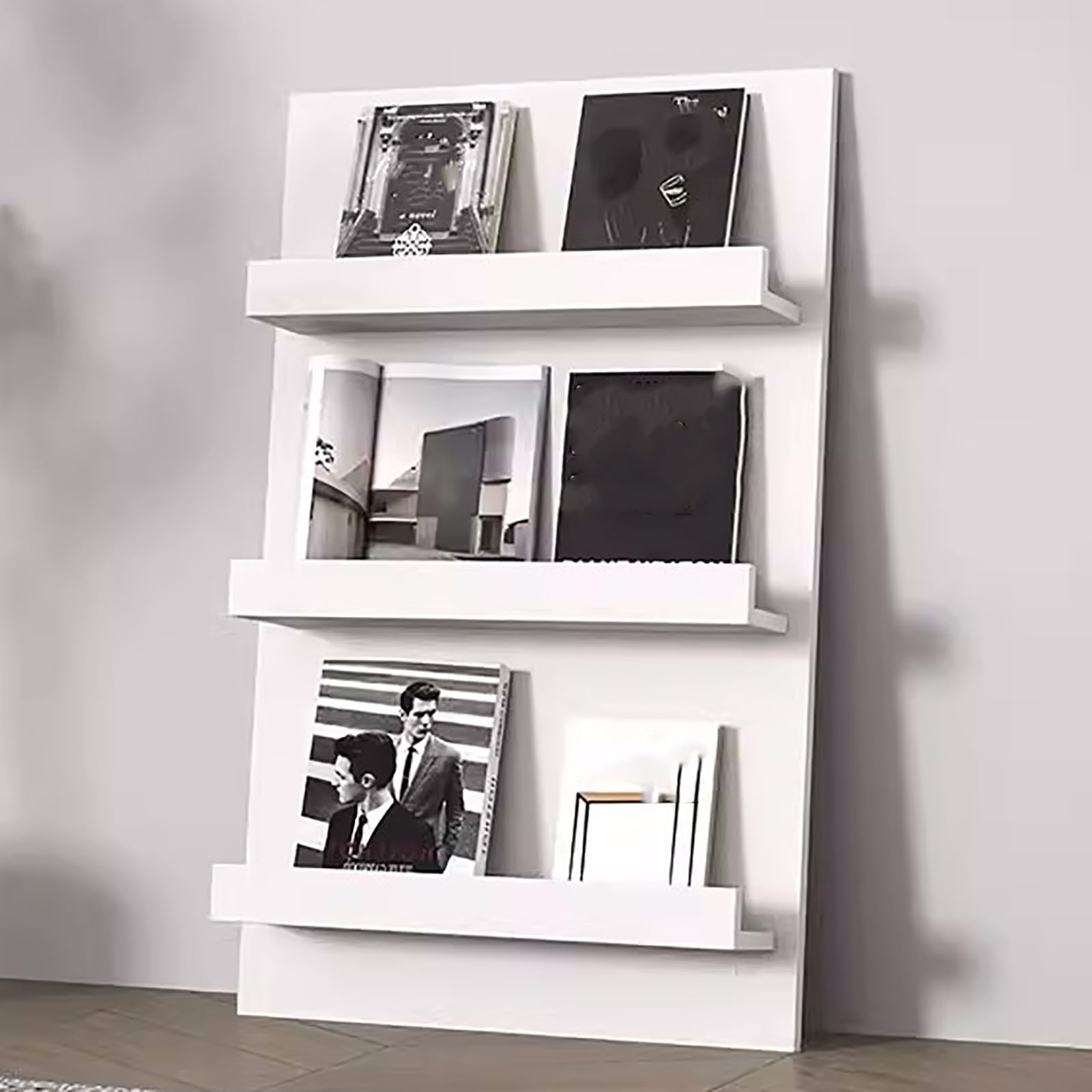 Generico Espositori per Negozi, espositori a griglia, espositori indipendenti, espositori mobili, espositori per supermercati, libreria a 3 Livelli, espositore Verticale per Dischi in Vinile, organiz