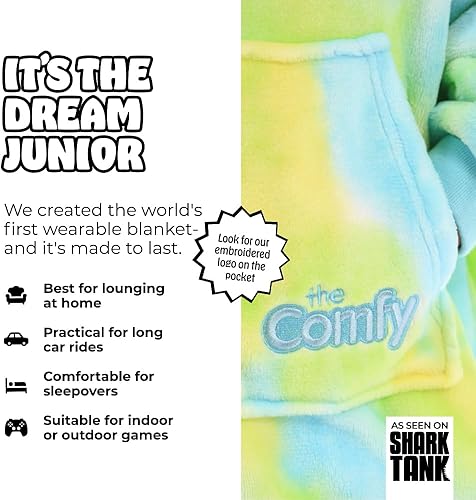 Miniatura 2 de THE COMFY Dream JR - Cobija de microfibra ligera extragrande para niños, Shark Tank, talla única