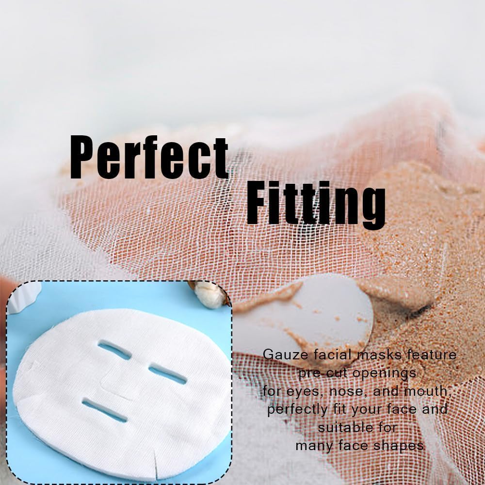 100 pièces de gaze pour haute fréquence, forte Absorption d'eau, tampons faciaux doux à haute fréquence, gaze faciale pour haute fréquence