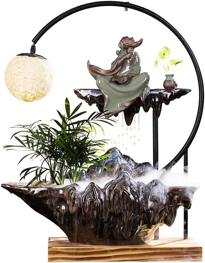 Fountain Tabletop Tabletop Water Fountain Tabletop Fountain Desktop Water Waterfall Fountain Interior Decoration Table Fountain Office Desk Lucky Water Fountains