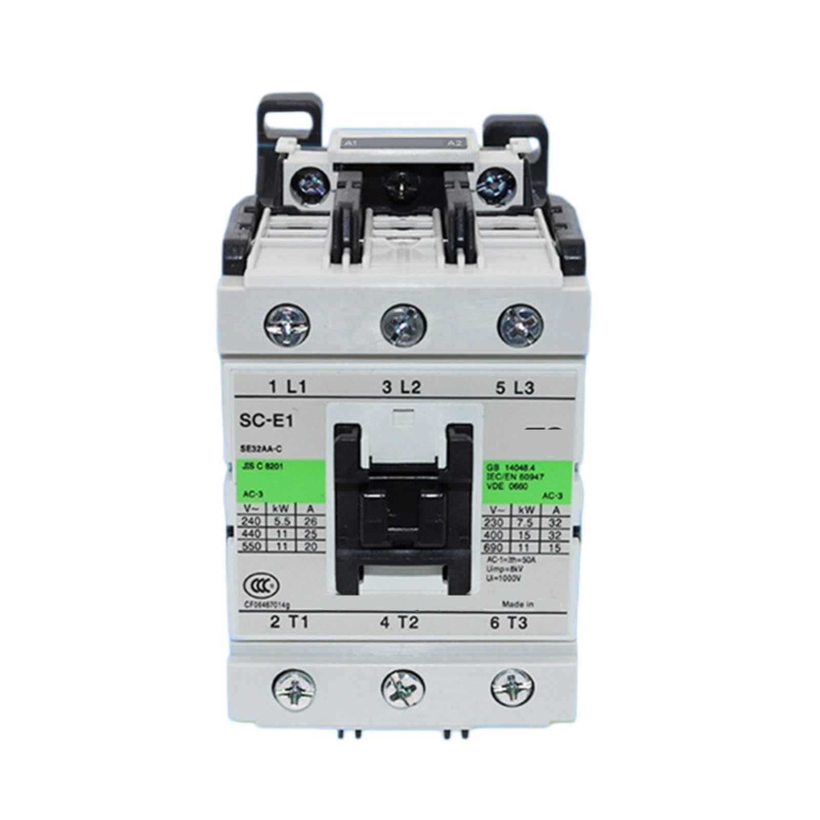 Contactors SC-E1 , AC110V AC220V AC380V Electromagnetic Contactor(AC110V)