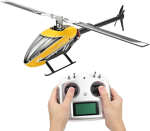 Aumoo Avión RC unidad de cabeza de rotor FBL de 0866in tubo de cola de metal helicóptero control remoto soporte de servo de metal completo 60A Esc