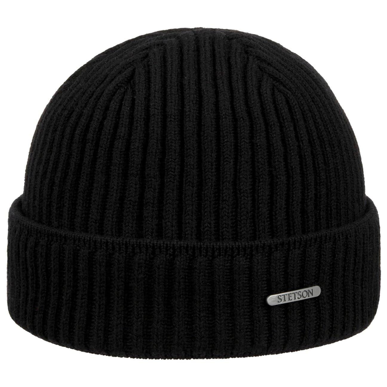 STETSON Parkman czapka dzianinowa z mankietem Wyprodukowano we Wloszech Unisex Jesien Zima