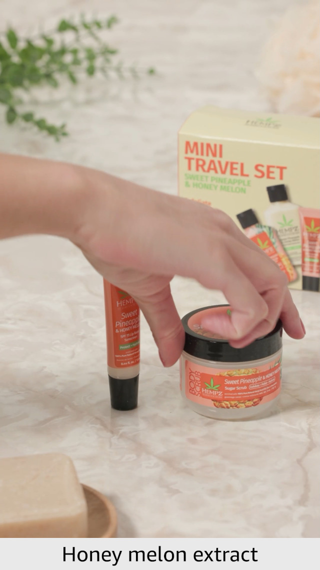 Amazon.com: Hempz Mini Sweet Treats, Travel Kit, Mini Body Wash