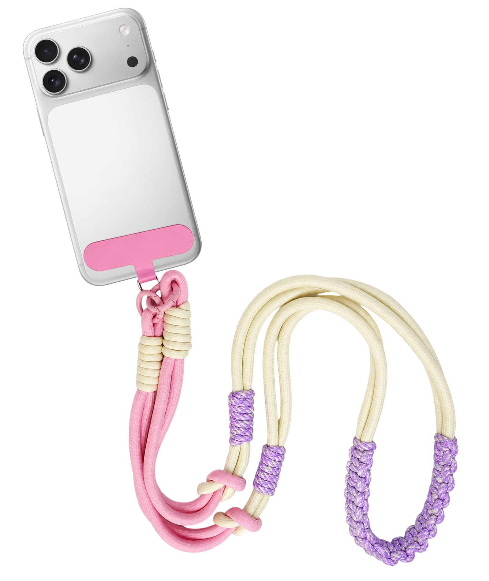 Phone Sling, 1 Pc Phone Chains for Women, Phone Strap Crossbody Braided Long Phone Lanyard, Hands Free Sling Anti Theft Mobile Neck Cord for Women Daily Travel-image-35