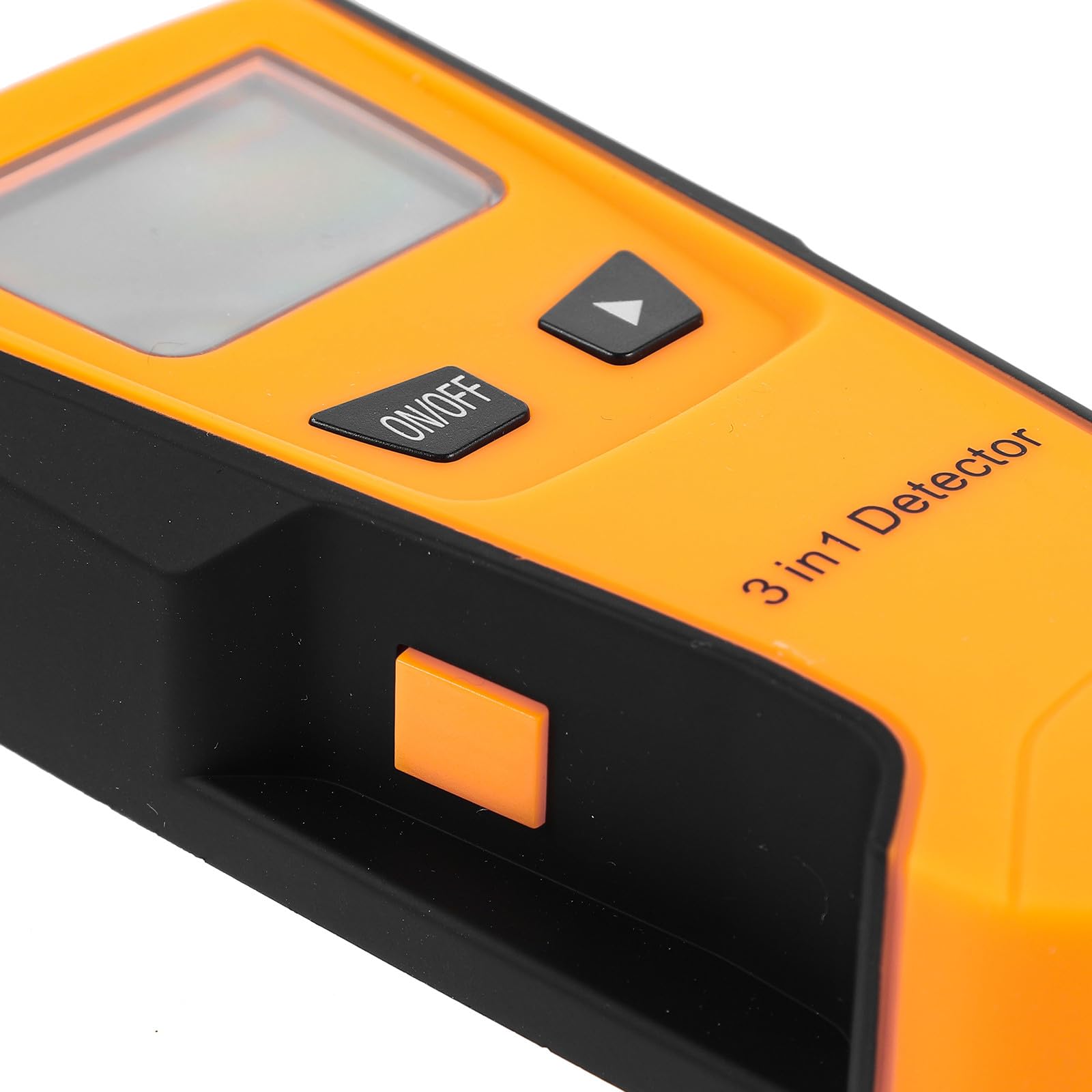 3-in-1 Wanddetektor, Wandmetalldetektor mit Analoganzeige, Orange | Kunststoffgehäuse, Erkennt Metallobjekte und Nägel, Unterstützt Holz und Leitungsortung