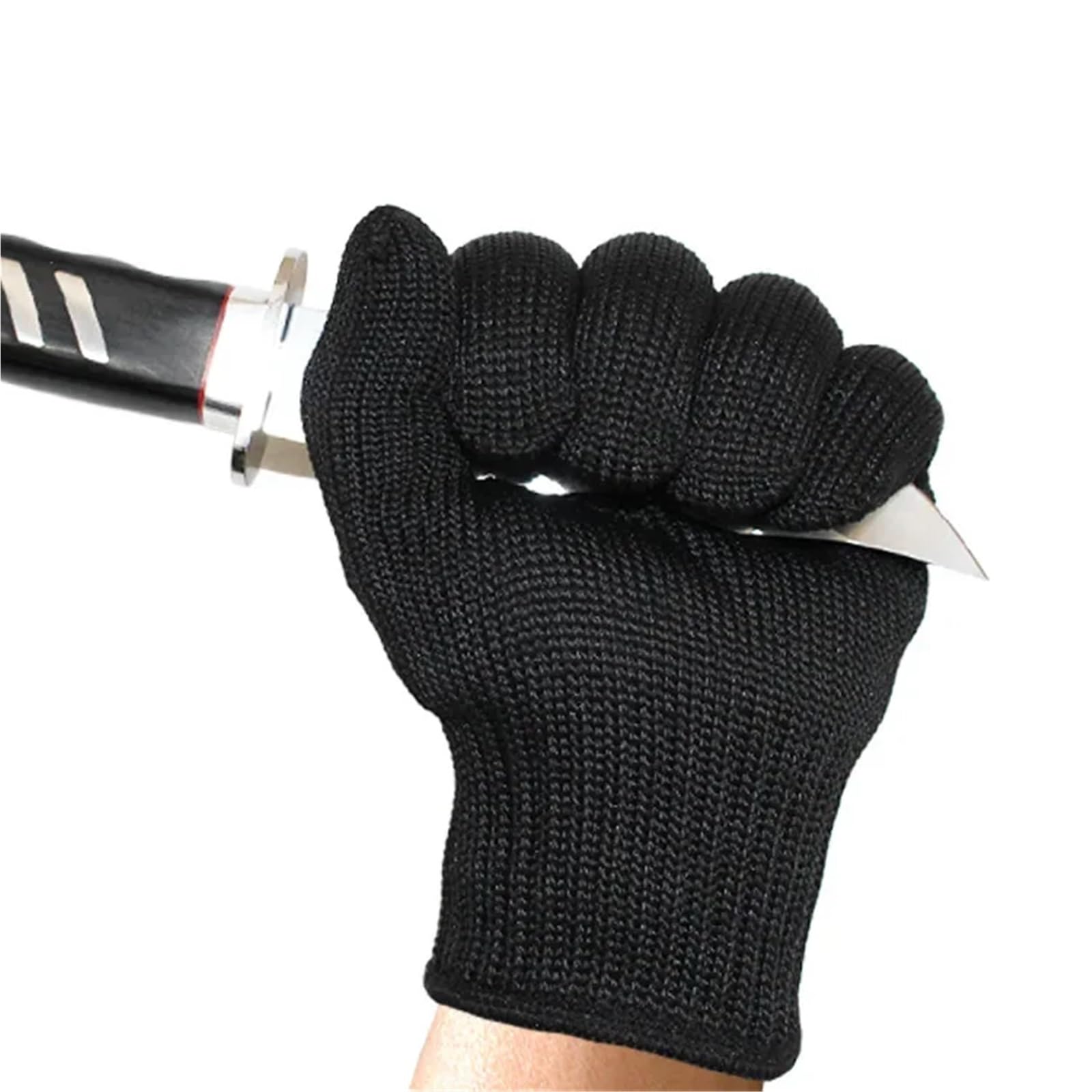 Gants anti-coupures, s de protection anti-coupure HPPE niveau 5, en acier, polyvalents, résistants aux rayures et coupures, grade, noirs, for le travail